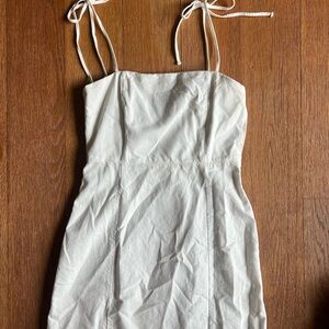 Summer dress, white Zara mini dress size small